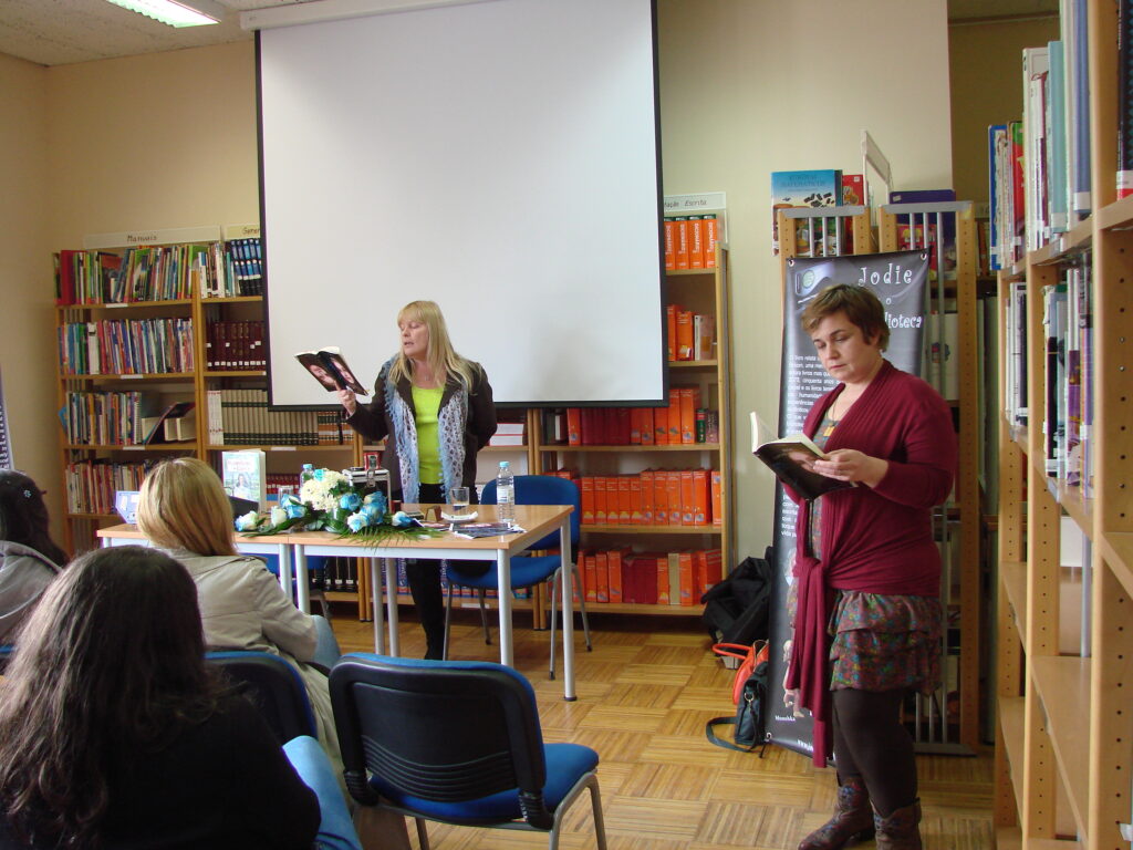 Visita da escritora Julie Hudgson