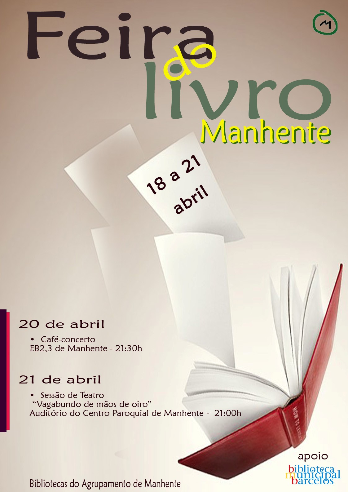 Feira do Livro na EB2,3 de Manhente