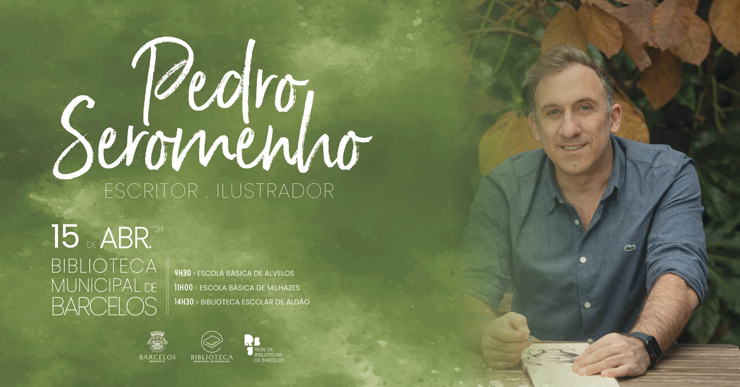 Encontro com o ilustrador e escritor Pedro Seromenho